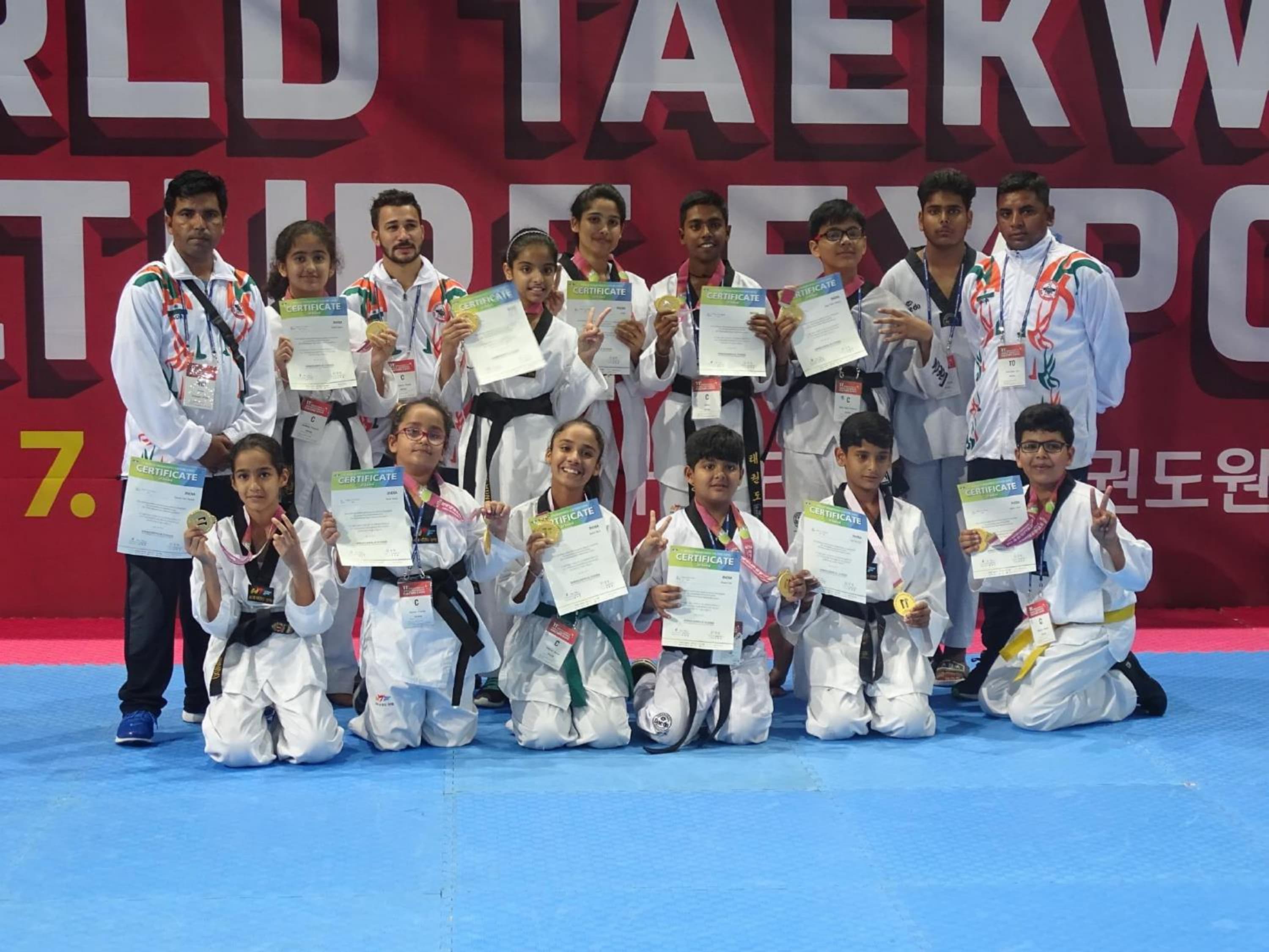 Negi Taekwondo Tigers training scene 7